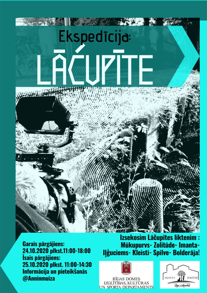 Plakats Ekspedicija Lacupite pargajieni